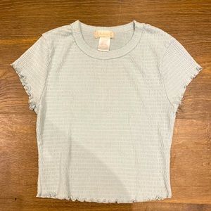 Altard State Light Blue Crop Top Size Small